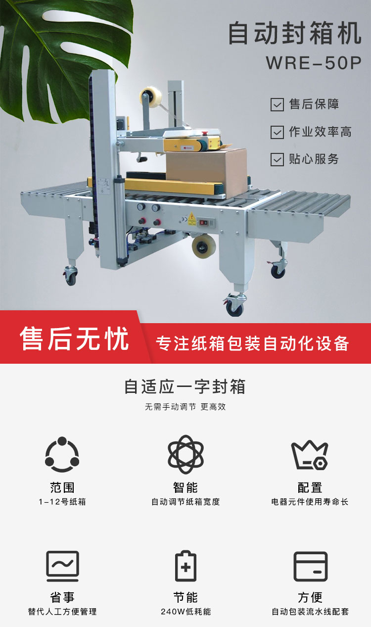 全自動(dòng)化封箱機(jī)WRE-50P