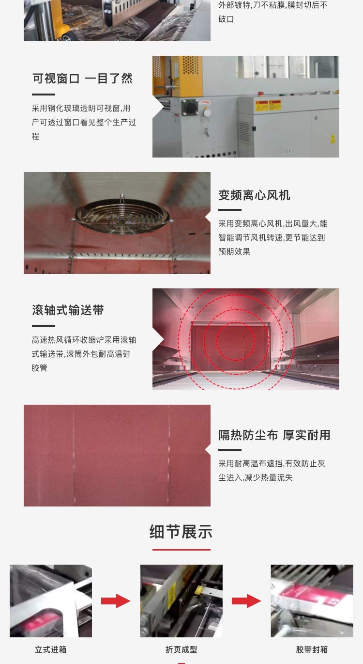 高速邊封封切收縮機