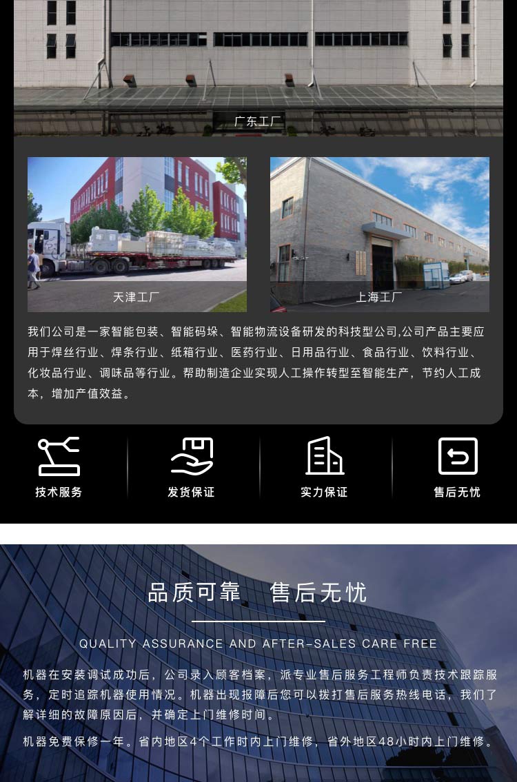 無憂售后自動在線纏繞機